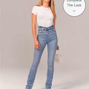 Abercrombie & Fitch The 90’s Straight Ultra High Rise Jeana